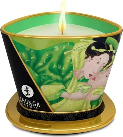 Shunga Massagekerze Exotic Green Tea, 170ml
