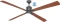 CasaFan Eco Neo III 180 BG-NB/KI WiFi Deckenventilator nuss/kirsche/basaltgrau Vorschaubild