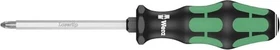 Wera Kraftform Plus Serie 300 355SKPZ Pozidriv Schraubendreher, PZ2x100mm