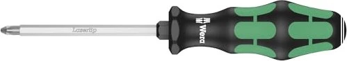 Wera Kraftform Plus Serie 300 355SKPZ Pozidriv Schraubendreher, PZ2x100mm