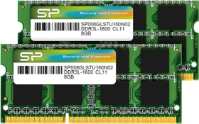 Silicon Power SO-DIMM 16GB Kit, DDR3L-1600, CL17-17-17-39