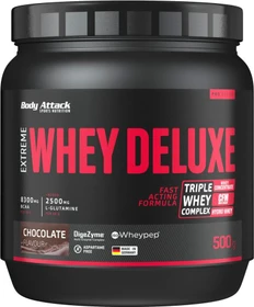 Body Attack Extreme Whey Deluxe Protein Schokolade 500g