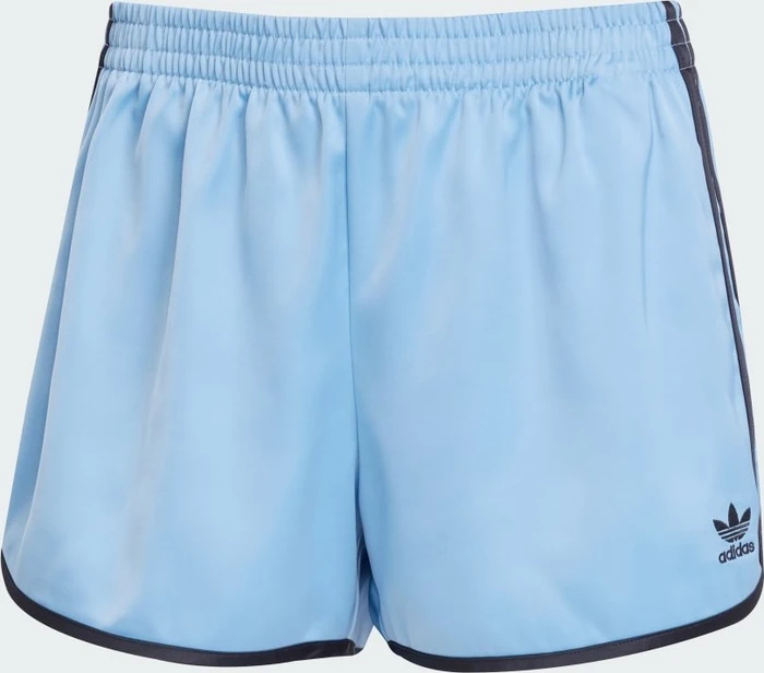 adidas Adicolor 3-Streifen Sprinter Laufhose kurz ash blue/black (Damen)