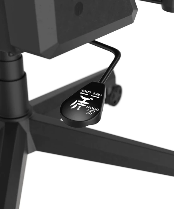 DXRacer Prince Series PF132 Gamingstuhl, schwarz mit weißen Nähten