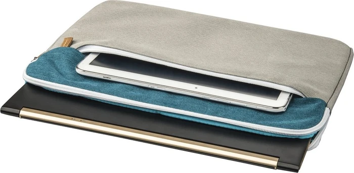 Hama Laptop-Sleeve Florenz 13.3" grau/petrol