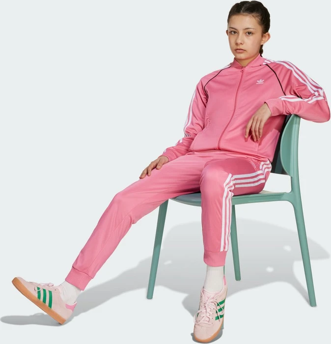 adidas Adicolor SST Trainingshose lang pink fusion (Junior)