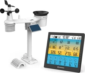 Bresser 4CAST PRO SF 7in1 Solar Profi-Wettervorhersage-Center grau, digital