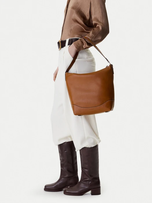 Ralph Lauren Tasha Beutel Large Schultertasche braun