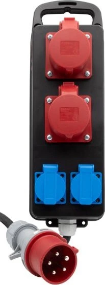Brennenstuhl Portabler Stromverteiler BSV P, 4-fach, 2m, schwarz