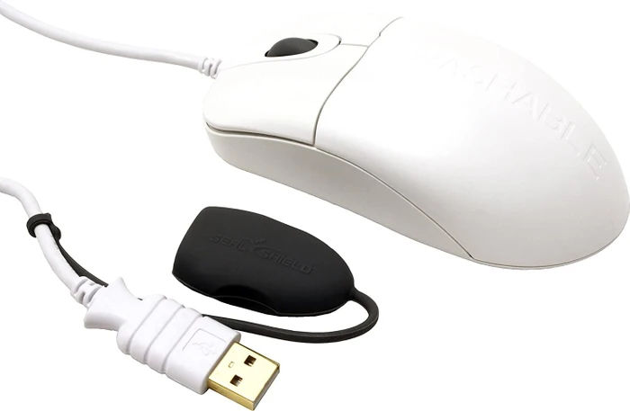 Seal Shield Silver Storm Waterproof Medical Mouse weiß, USB