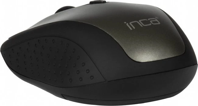 Inca IWM-201RG Silent Wireless Mouse grau/schwarz, USB