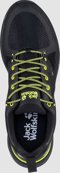 Jack Wolfskin Force Striker Texapore Low black/lime (Herren)