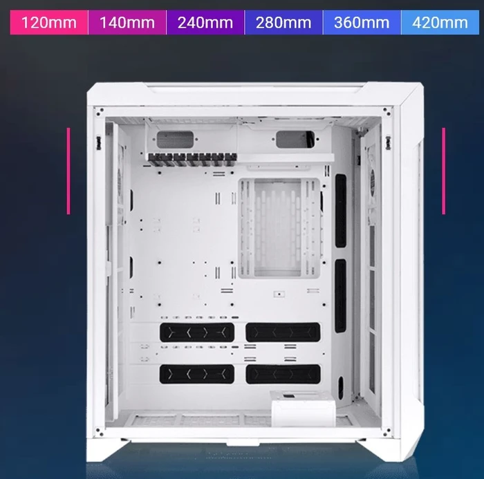 Thermaltake CTE C700 Air Snow, weiß, Glasfenster