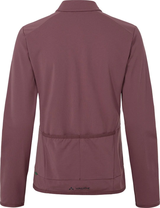 Vaude Matera FZ II Trikot langarm ruby dusk (Damen)