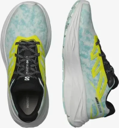 Salomon Aero Glide 2 white/sulphur spring/tanger turquoise (Damen)