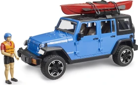 Bruder Jeep Wrangler Rubicon Unlimited mit Kajak und Figur