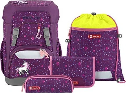 Step by Step Giant Dreamy Unicorn Schulrucksack-Set, 5-tlg.