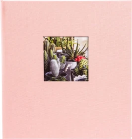 Goldbuch Buch Fotoalbum Bella Vista 30x31 weiße Seiten rosa
