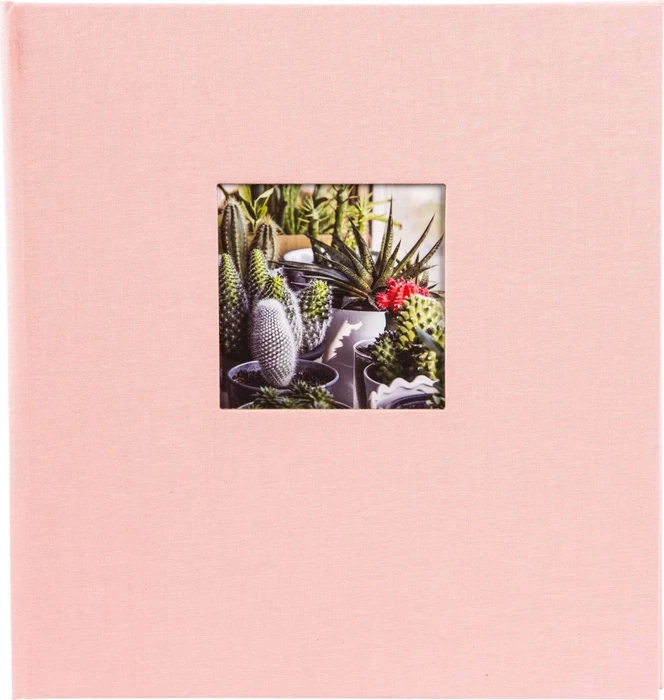 Goldbuch Buch Fotoalbum Bella Vista 30x31 weiße Seiten rosa