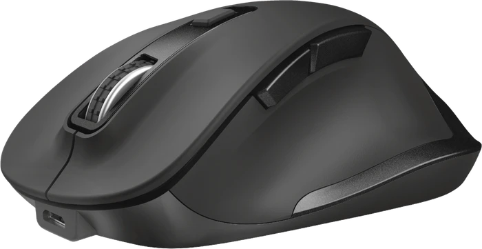 Trust Fyda Rechargeable Wireless Comfort Mouse schwarz, USB