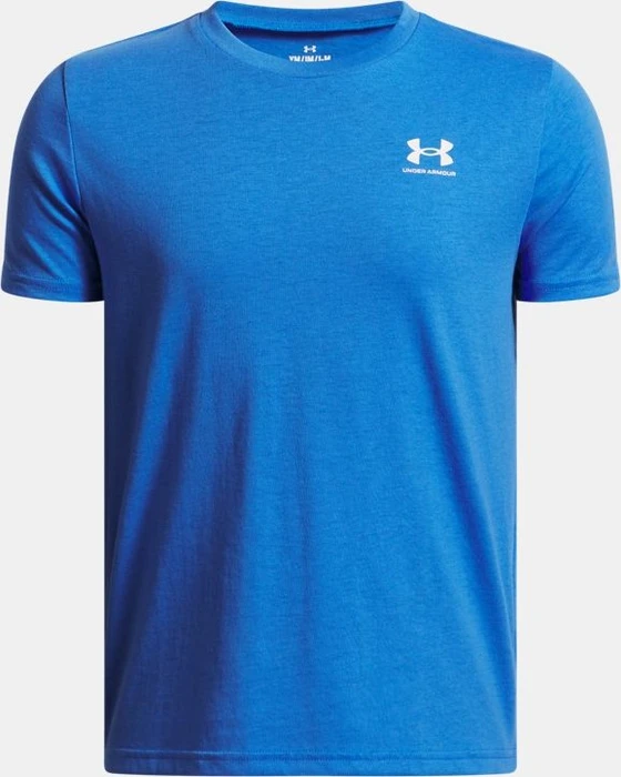 Under Armour Sportstyle Funktionsshirt kurzarm blue atlantis/white (Junior)