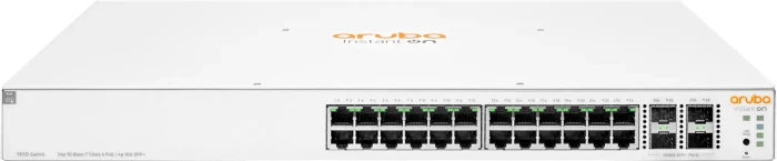 HPE Aruba Instant On 1930 Rackmount Gigabit Smart Switch, 24x RJ-45, 4x SFP+, 370W PoE+