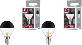 Paulmann Modern Classic Edition LED Tropfen E14 4.5W/827 warmweiß Kopfspiegel schwarz dimmbar