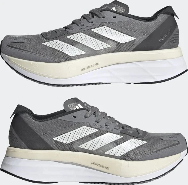 adidas Adizero Boston 11 grey three/zero metalic/carbon (Damen)