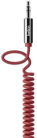 Belkin MixIt-Spiralkabel für iPod und iPhone 1.8m 3.5mm Stereoklinkenkabel rot (AV10126CW06-RED)