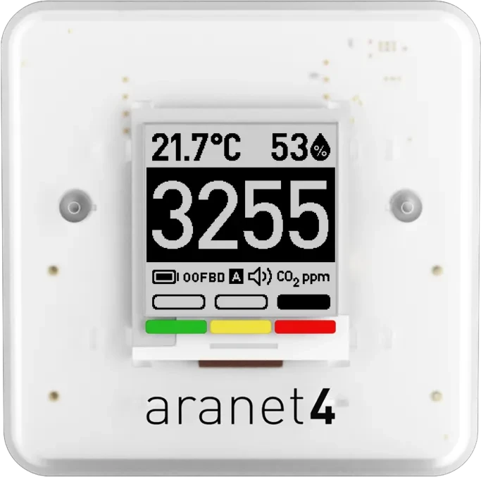 Aranet Aranet4 Home CO2-Monitor, Luftgütesensor