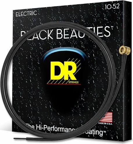 DR Strings Black Beauties Electric Big-Heavy