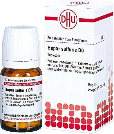 DHU Hepar Sulfuris Tabletten