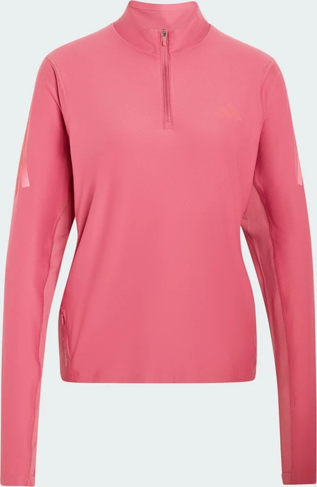 adidas Adi365 Iconic Running Half Zip Laufshirt langarm dual magenta (Damen)