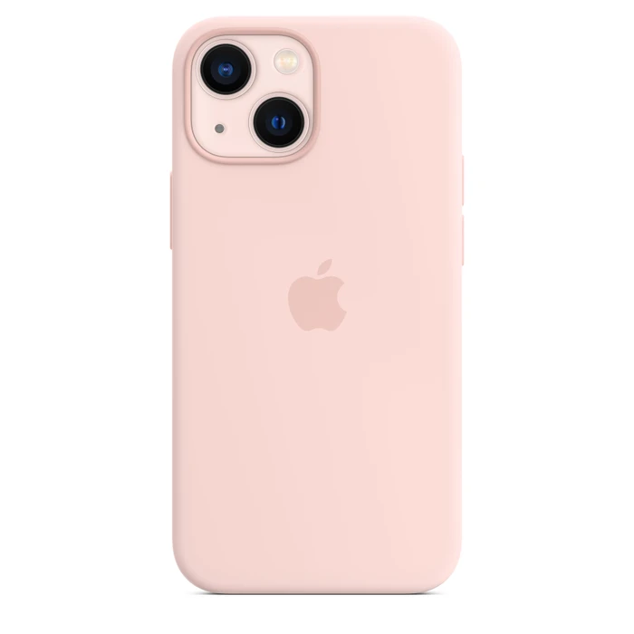 Apple Silikon Case mit MagSafe für iPhone 13 Mini kalkrosa