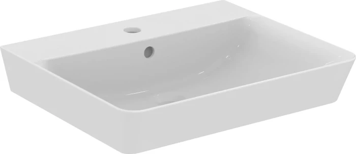 Mit Ideal Plus Waschtisch, Mit Hahnloch, Mit Überlauf, Weiß