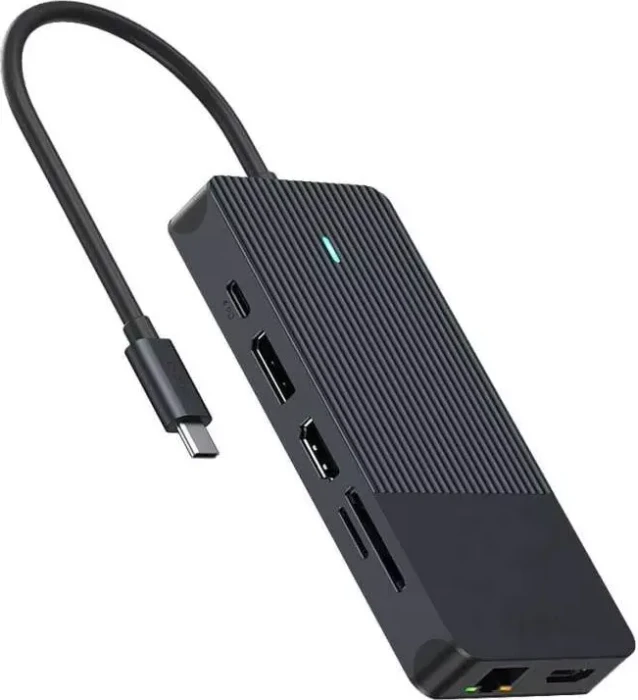 Rapoo UCM-2006 12-in-1 Multiport Adapter, 1x USB-C 3.0 [Stecker]