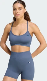 adidas Workout Essentials Knit Light Support Sport-BH preloved ink (Damen)