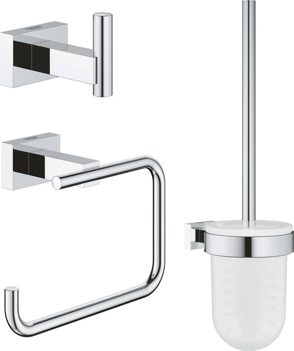 Grohe Essentials Cube 3 in 1 WC-Set 40757001 chrom Image