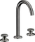 Hansgrohe Axor One 3-Loch Waschbeckenarmatur Select 170 Push-Open Ablaufgarnitur polished black chrome Vorschaubild
