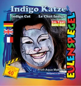 Eulenspiegel Indigo Katze Schmink-Palette
