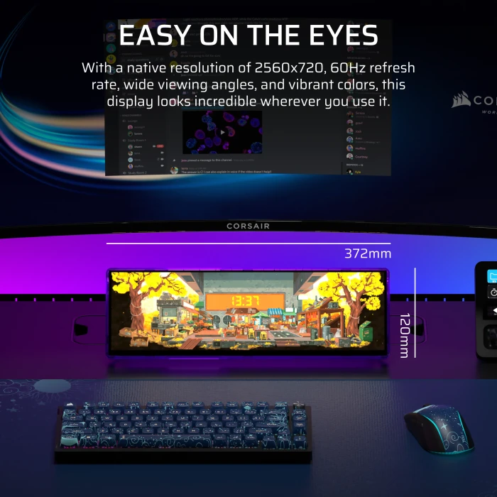 Corsair Xeneon Edge, Atomic Purple, 14.5"