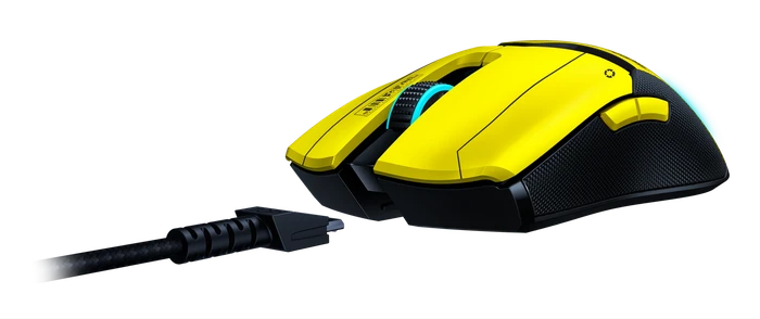 Razer Viper Ultimate mit Ladestation, Cyberpunk 2077 Edition, USB