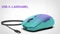 Inca IWM-511RM Wireless Mouse blau/violett, USB/Bluetooth Vorschaubild