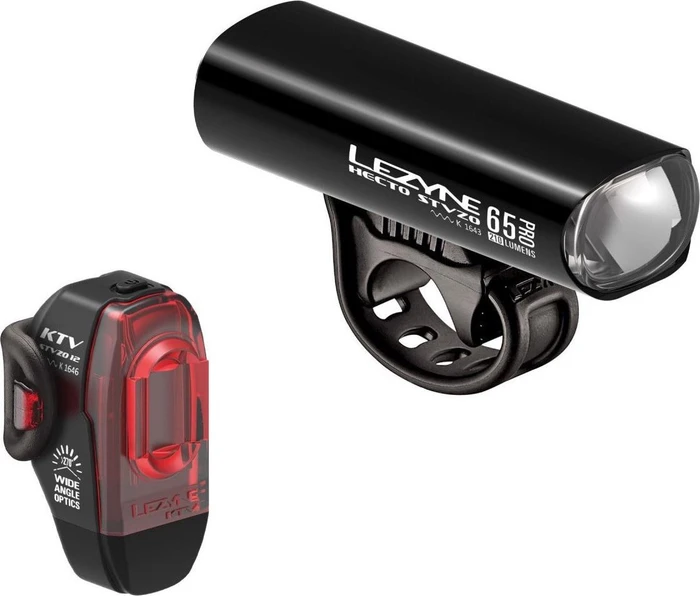 Lezyne Hecto Drive StVZO Pro 65/KTV STVZO Pair Beleuchtungsset