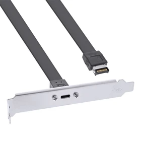 InLine Slotblende, 1x USB-C 3.1