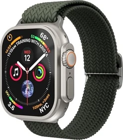 Vonmählen Woven Loop für Apple Watch (44mm/45mm/46mm/49mm) olive