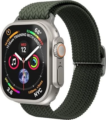 Vonmählen Woven Loop für Apple Watch (44mm/45mm/46mm/49mm) olive