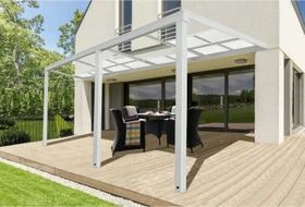 Home Deluxe Solis Deluxe Terrassenüberdachung 579x233cm weiß