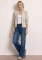 Street One Langarm Jacke im Strick-Look mit Zipper Strickjacke clay sand (Damen) Vorschaubild
