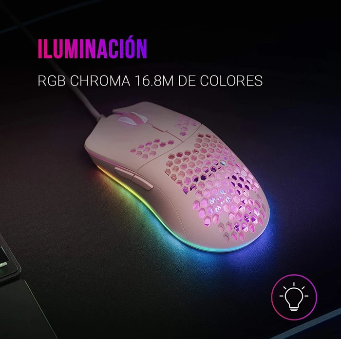 Mars Gaming MMAXP rosa, USB